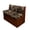 Black Medallion, variant on XYZCANDO Rustic Bear Forest RV Dinette Seat Covers - 2 Piece Stretch Washable Protector for Camper Travel Trailers