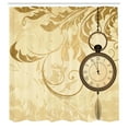thumbnail image 3 of Ambesonne Vintage Shower Curtain, Grungy Backdrop Design, 69"Wx84"L, Brown, 3 of 5