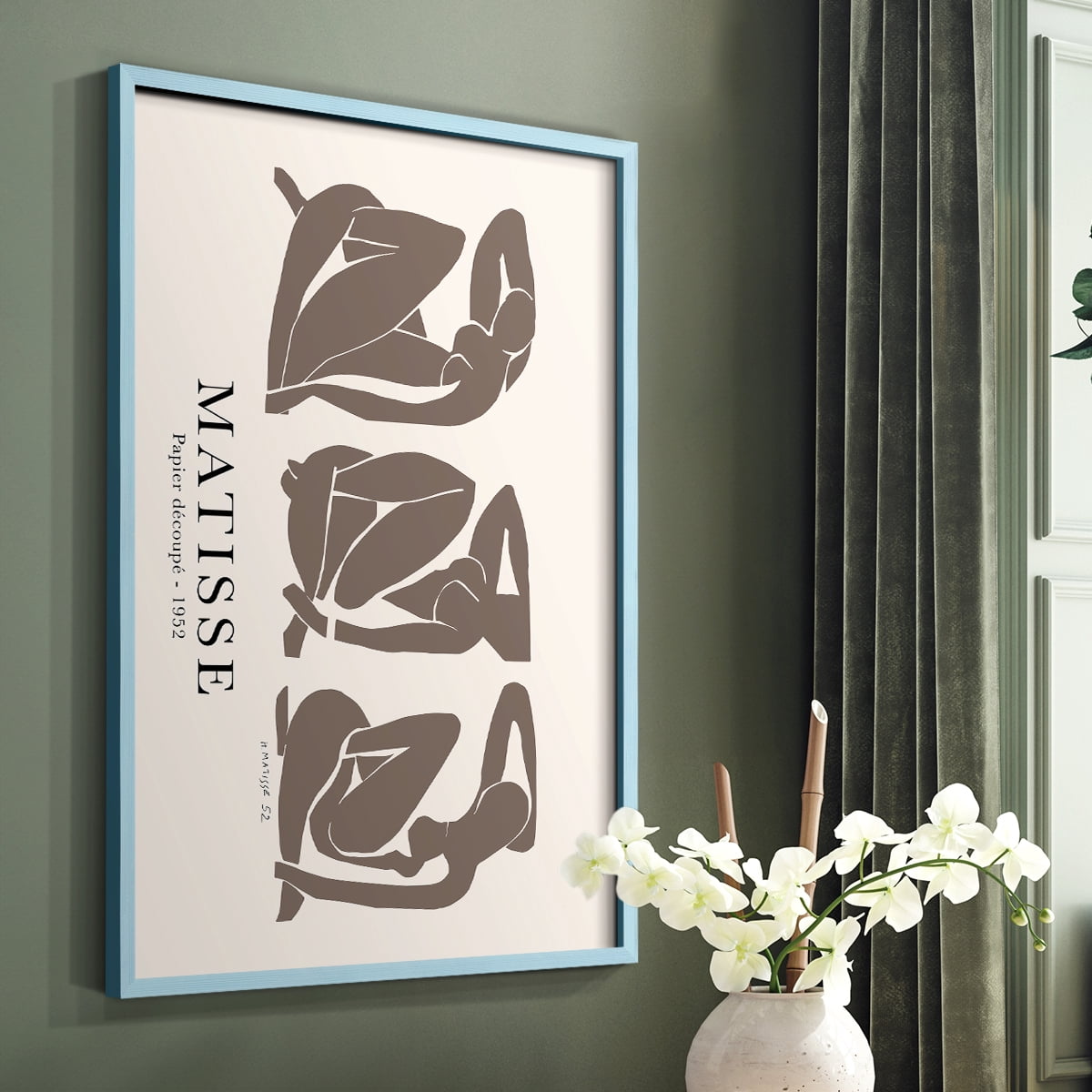 Matisse CCLIV in Solid Wood 8 x 10 Framed Print