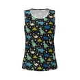 thumbnail image 4 of Lsque Dinosaur Printed Workout Tank Tops for Women, Athletic Sports Tank Tops, Compression Sleeveless Dry Fit Shirts,Sleeveless Yoga Shirt-Medium, 4 of 9