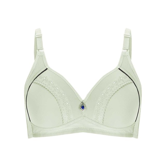 Birdeem Bras for Women Womans Embroidered Glossy Comfortable Breathable Bra Underwear No Rims