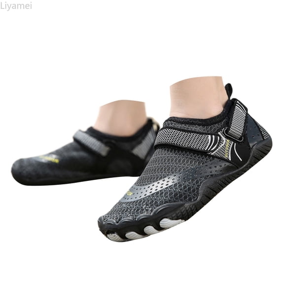 Liyamei Girls Sneakers For Beach Water Sports Barefoot Shoes Non Slip Lightweight Comfortable Kids Hiking Shoes For Toddler To Teen Size 10