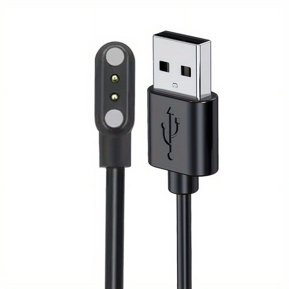 CNKOO Magnetic USB Charging Cable for Smartwatch Compatible with YAMAY VeryFitPro SW021 SW023 Letsfit ID205L ID205U ID205S Uwatch 2/2S/3/3S Flat Design Cat 5e - Replacement Charger