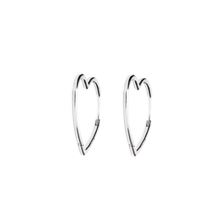 PANDORA Heart Hoop Earrings（ピアス） Amazon.com: PANDORA Sparkling Halo Heart Hoop Earrings