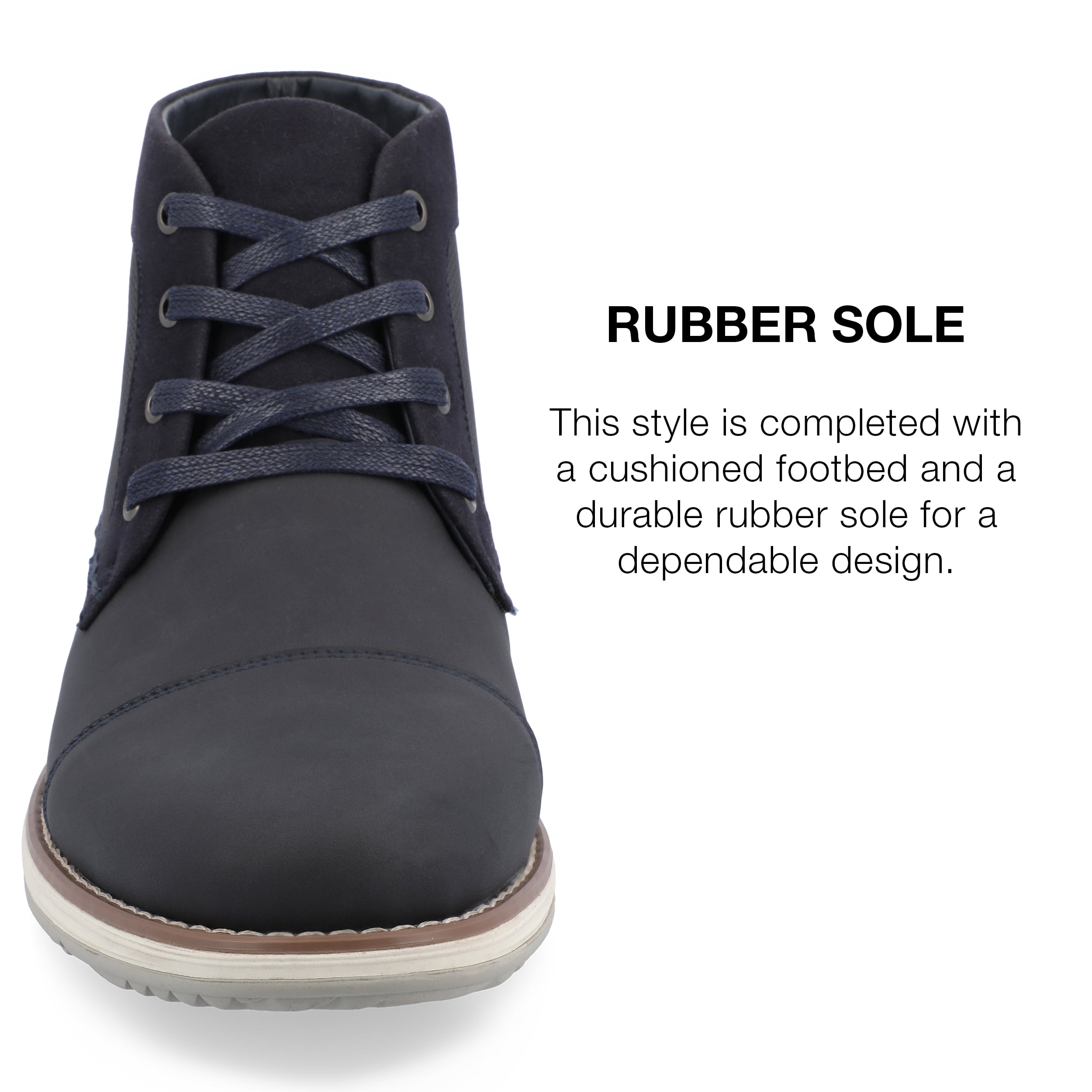 Vance Co. Mens Austin Tru Comfort Foam Lace-up Cap Toe Chukka Boot