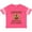 Football Pink and White, variant on Thanksgiving Grandma Little Turkey Boys or Girls Toddler T-Shirt