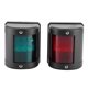 thumbnail image 1 of Pair of IP66 Signal Lamp Red Green LED Navigation Warning Light for Marine Boat Yacht 12V, 1 of 5