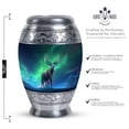 thumbnail image 2 of Majestic Deer Cremation Urn For Human Ashes, Burial Urns For Adult Human Ashes, Funeral Urns For Cremated Remains, Urn For Ashes Adult Male, Memorial Urns For Ashes, Unique Handcrafted Urn 10 Inch, 2 of 5