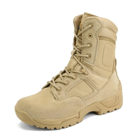 

Nortiv8 Men s Military Tactical Work Boots Hiking Motorcycle Combat Boots RESPONSE-W SAND Size 10.5W