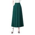 thumbnail image 6 of Outfmvch Palazzo Pants for Women，Skinny Jeans for Women，Skirt Pants for Women，Summer Pants for Women，Knee Length Skorts for Women，Wide Leg Dress Pants for Women，Tennis Skirts for Women， Green，5XL, 6 of 6