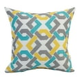 thumbnail image 2 of Blazing Needles 9910-S2-OD-186 17 in. Square Polyester Outdoor Throw Pillows, Rieser Sterling - Set of 2, 2 of 2
