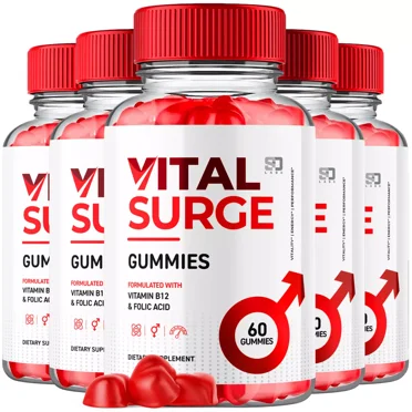 Vital Surge Gummies for Men Advanced Formula Supplement 5 Pack