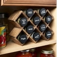 thumbnail image 4 of Farberware Prefilled 10 Jar Wood Spice Rack, 4 of 4
