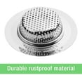 thumbnail image 3 of 2pcs Kitchen Sink Strainer Drain Screen For Kitchen/bathroom Sink, 3 of 5