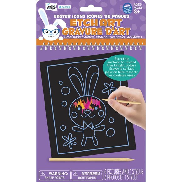 Mello Smello Easter Icon Rainbow Etch Art
