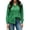 Green, variant on Women's Shield Dress Shirts Classic Fit Work Business Casual Button Down Collared Shirts
