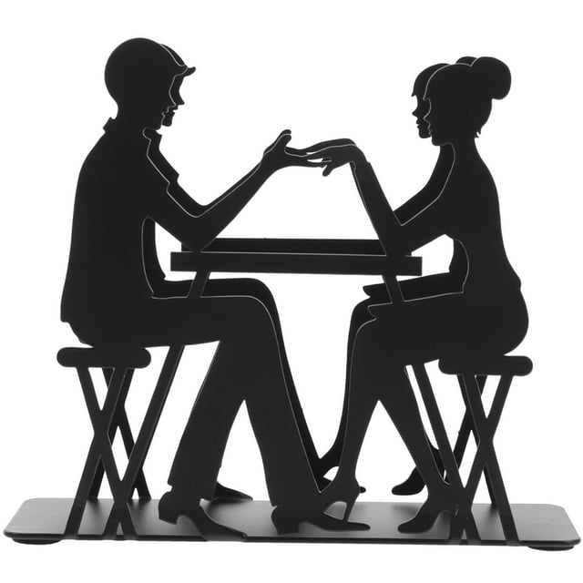 Servilletero de papel decorativo, diseño de pareja, servilletero moderno