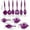 Purple, variant on Kitchen Pots and Pans Set Nonstick Cookware Set 13-Piece, Non Stick Frying Pan Saucepan Pot Set with Lids & Cooking Utensils, Dishwasher Safe Home Chef Essential Kitchenware Set