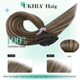thumbnail image 3 of Extensiones de pelo Ukira Mushroom Brown, 30 cm, 100 g, 7 unidades, con clip, 3 of 8
