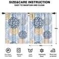 thumbnail image 2 of Blackout Kids Curtains,Boho Bohemia Pioneer Flower Art Childrens Insulated Curtains Set Of 2,Bedroom Essentials,Toddler Room Decor 42"x54"(106x137cm), 2 of 4