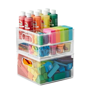 The Home Edit Ornament Organizer with Hinged Lid, Clear 