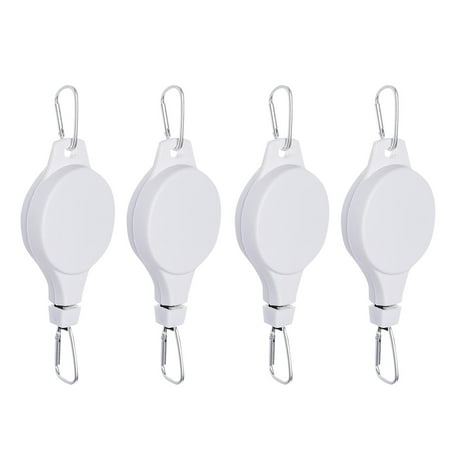 

SIfdSeng 4Pcs Retractable Pulley Heavy Duty Hanging Flower Basket Hanger Hooks for Garden Baskets Pots and Birds Feeder Father s Day Gifts for Dad from Mom Father Day Gifts for Husband Garden