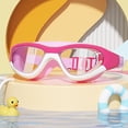 thumbnail image 2 of POINTERTECK Lunettes de Natation pour Enfants Antibuée Lunettes de Natation pour Garçons et Filles avec Antibuée Vision Claire à Longue Distance Étanches Bretelles Ajustables Lunettes de Piscine pour la Natation Rose Foncé B, 2 of 10