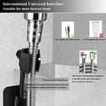 thumbnail image 2 of 2 uds soporte para cabezal de ducha fuerte adhesivo 360 grados giratorio ajustable soporte de ducha de mano soporte de montaje en pared para baño, 2 of 5