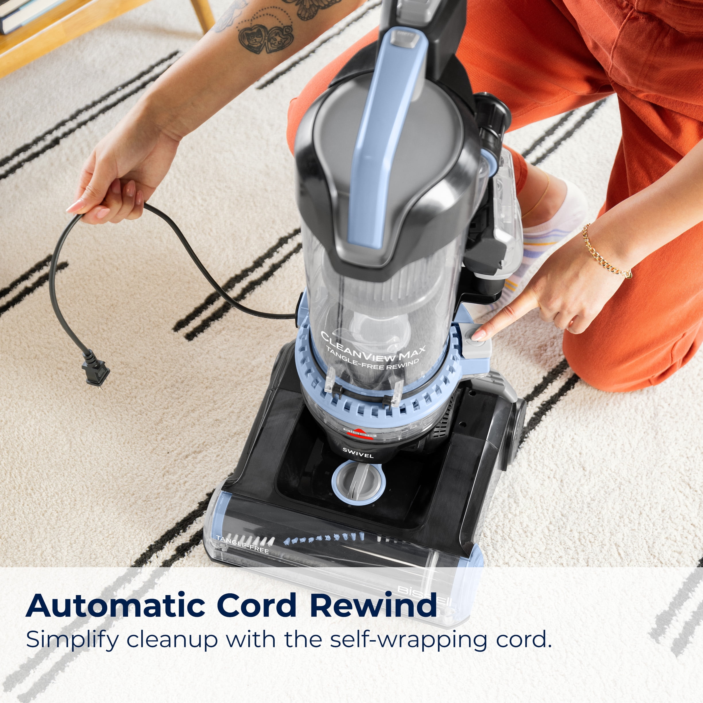 BISSELL® CleanView® Max Tangle-Free Rewind Upright Vacuum 4073L