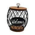 thumbnail image 2 of Soporte para cápsulas de café, accesorios de barra de café, almacenamiento de tazas, decoración de encimera, hierro negro, 2 of 9