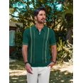 thumbnail image 2 of Polo PJ PAUL JONES de punto con cremallera, estilo vintage, para hombre, 2 of 5