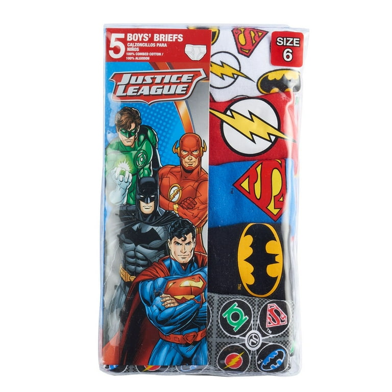 Comics Justice League Pack Briefs Combed Cotton