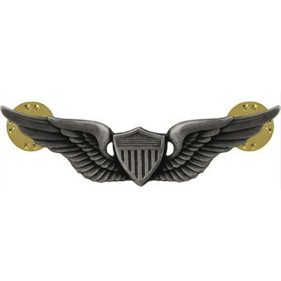 Army Aviator Badge (Oxidized Finish)