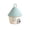 87#Mint Green, variant on House Shaped Storage Basket With Lid Desktop Organizer, Decorative Design With Dustproof Cover And Large Storage Space, For Bedroom Vanity Table Cosmetics Stationery Small Items
