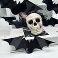 thumbnail image 6 of 2026 Halloween Indoor Decorations 12PC Halloween Bats Decoration For Home Decor DIY Wall Decal Bathroom Indoor Hallowmas Party Supplies 4 Different Sizes Realistic PVC Scary Black Sticker, 6 of 7