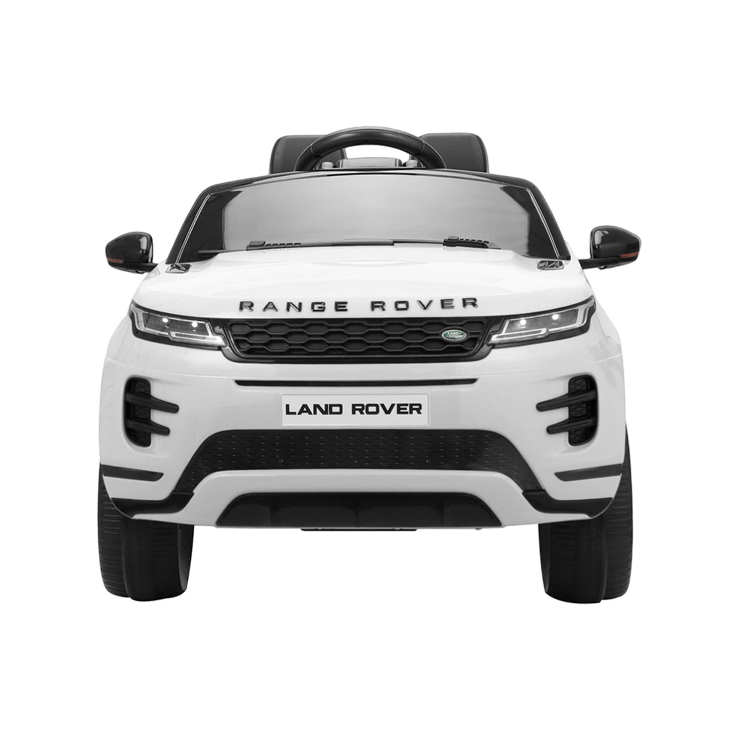 CIPACHO Licensed Land Rover 12V Car for Kids, Ride on Cars with 2.4G Remote Control, Double Doors, LED Lights, White