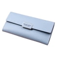 thumbnail image 2 of Cartera para mujer con tarjetero de piel sintética, bolso de mano minimalista a la moda, bolso de mano duradero para viajes y desplazamientos jinwen Cartera de mujer, 2 of 8