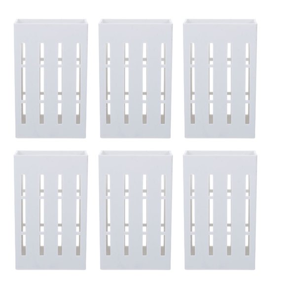 CHICHUMID 6Ud Soporte Para Cubiertos De Cocina Con De Pared Y Drenaje Práctico