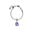 thumbnail image 2 of Delight Jewelry Acrylic Small Paw Blue Lord Guide Me Charm Bead, 2 of 4