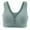 Green, variant on UngA Women Bras Wireless Front Closure Bras Seamless Wireless Comfort Supportive No Underwire Convenient Mastectomy Bralettes Grey,XL
