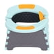 thumbnail image 4 of Inodoro plegable para niños pequeños con bolsa de limpieza, orinal portátil para coche, para interior y exterior, con almohadilla dura azul, 4 of 14