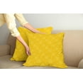 thumbnail image 2 of Ambesonne Summer Throw Pillow Cover 2 Pack, Sun Solar Sketchy, 24", Yellow, 2 of 7