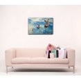 thumbnail image 2 of wall26 - Funny Flying Animals Canvas Wall Art - Three Dogs Flying in a Line in The Clear Sky - Gallery Wrap Nursery Wall Decoration/Kids' Room Art | Ready to Hang - 24x36 inches, 2 of 3