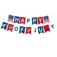 thumbnail image 2 of OAVQHLG3B 4th of July Banner, Party In The USA 250th anniversary Fourth of July Decorations Patriotic Banners, Red Blue White Independence Day Banner Bunting Decor for Home Party Mantel Supplies, 2 of 6