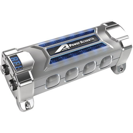 Farad Car Capacitor - Power Acoustik PCX-5F 5-Farad Digital Capacitor