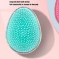 thumbnail image 4 of 2pcs Egg Round Shape Comb Cute Wet and Dry Use Portable Massage Detangling Brush for Beauty Salon and Home, 4 of 8