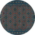 thumbnail image 1 of Ahgly Company Indoor Round Persian Light Blue Traditional Area Rugs, 8' Round, 1 of 4