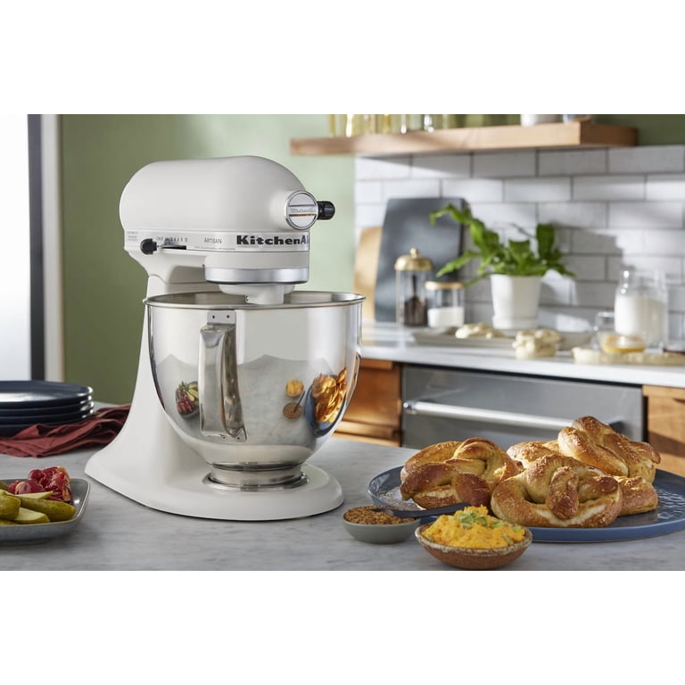KitchenAid Artisan 5 Qt Stand Mixer, Porcelain White, Tilt-Head