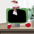 thumbnail image 4 of OUNONA Elastic Computer Screen Decorations Snowman Monitor Border Sleeve For Users With Festive Preferences 1Pack Back to School, 4 of 8