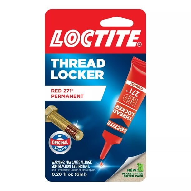 Loctite Threadlocker Red 271 Permanent, Pack of 1, Red 6 ml Tube